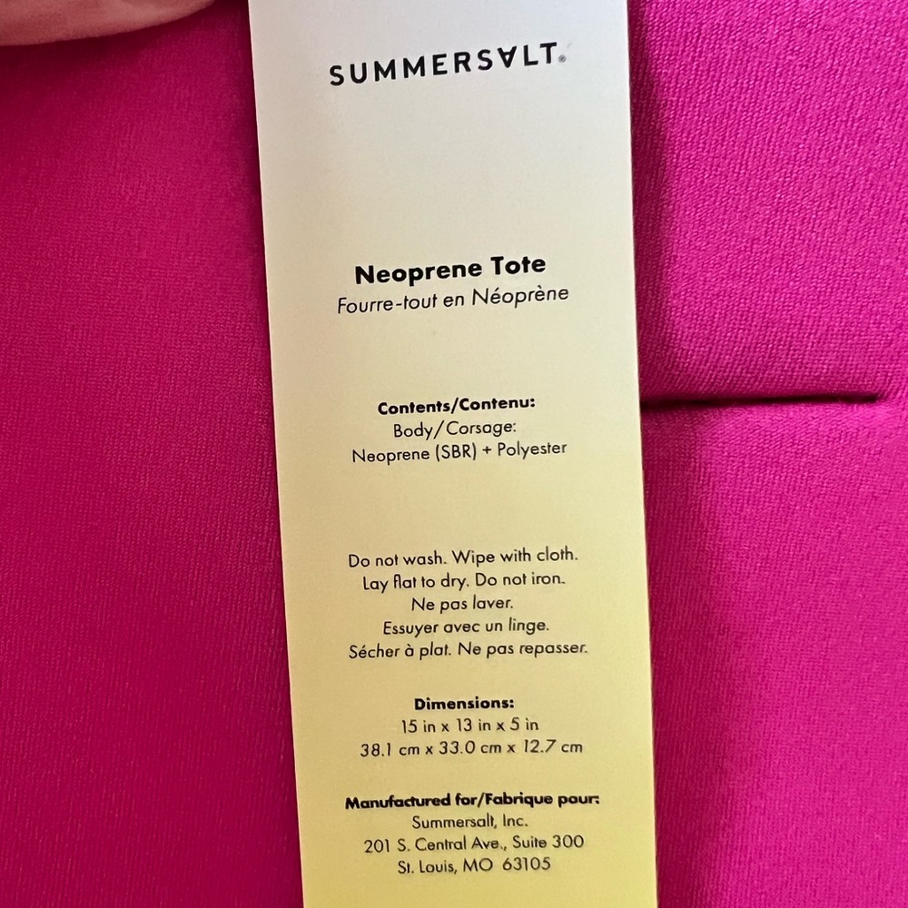 NWT Summersalt Tote - Picture 2 of 5